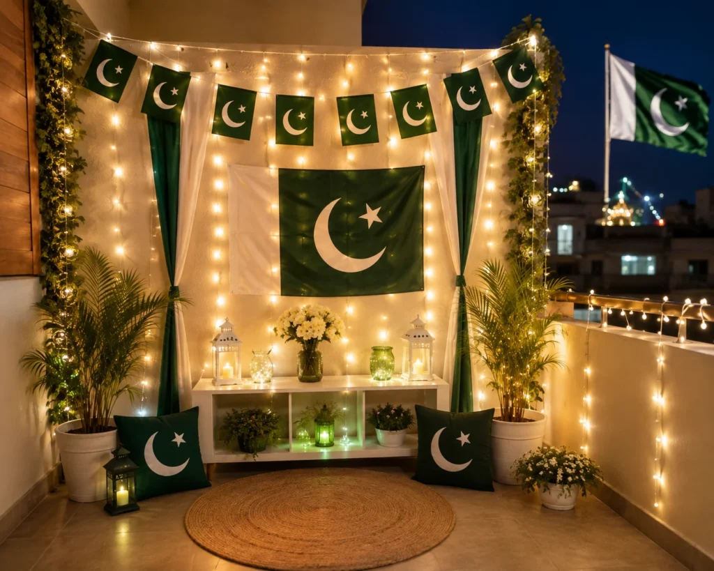 Pakistan Independence Day Decor Ideas to Make Your Home Shine From Outside Spot to Take Pakistan Independence Day Pics