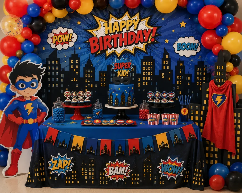 Superhero Birthday Theme Ideas
