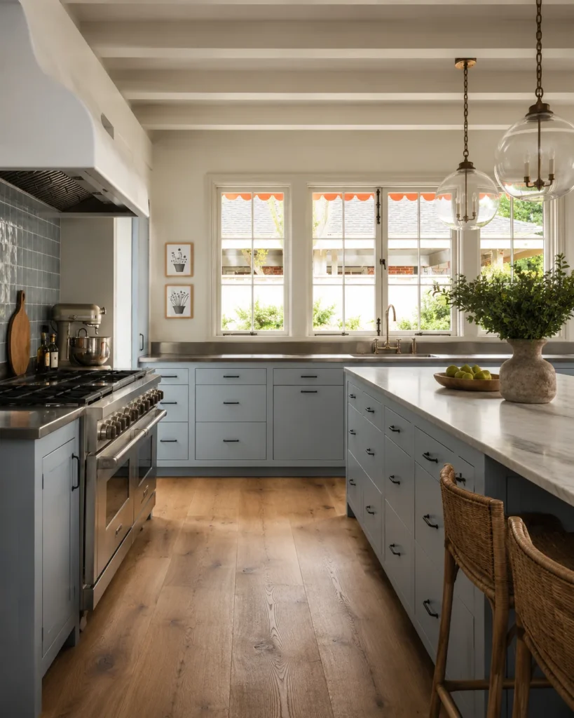 Textured, Wire-Brushed Kitchen floor Ideas