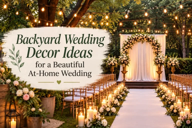 Backyard Wedding Decor Ideas