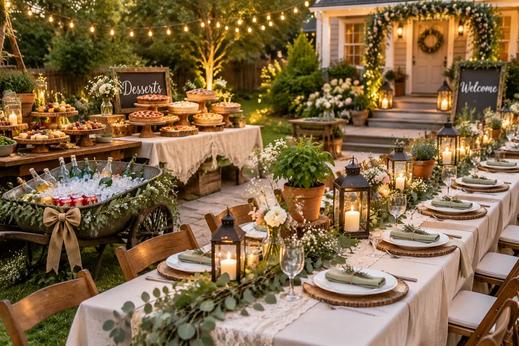 Backyard Wedding Decor Ideas for a Beautiful At-Home Wedding (2026 Guide) Backyard Wedding Decor Ideas and The Reception Tables