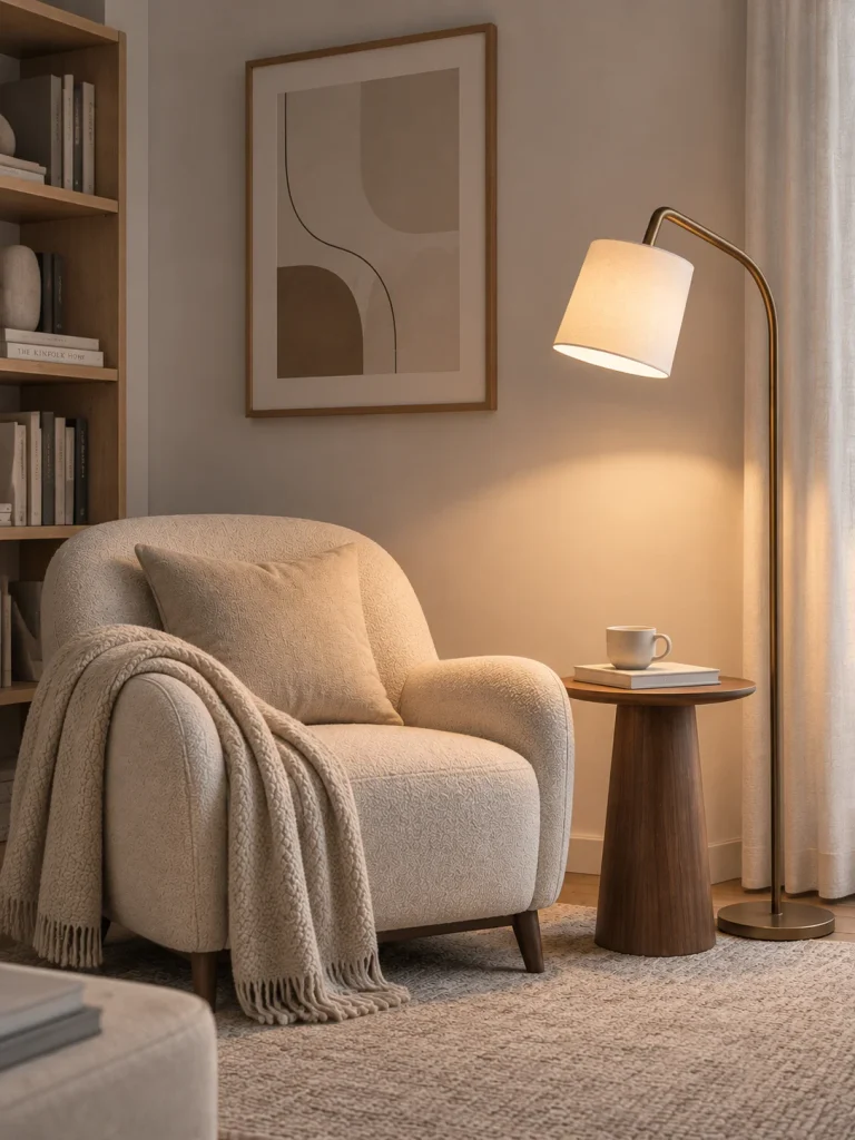 Best Reading Lamps for Every Room in Your Home Cozy Scandinavian Reading Nook