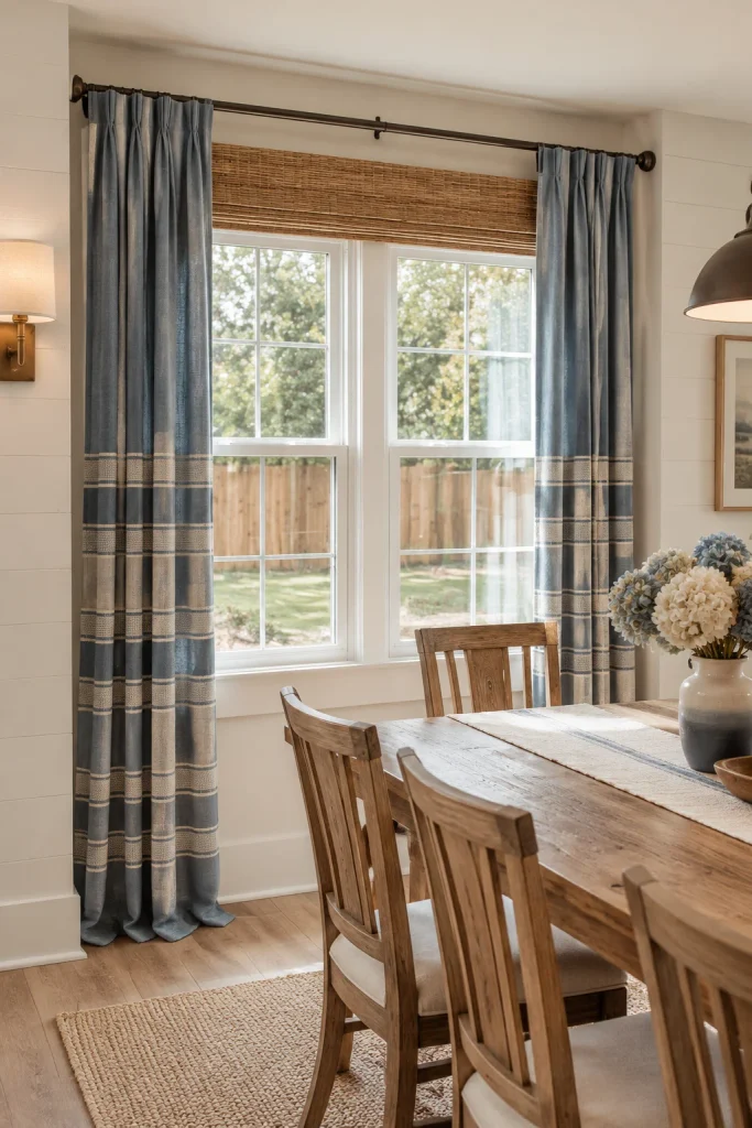 Dining Room Curtains For A Warmer Table