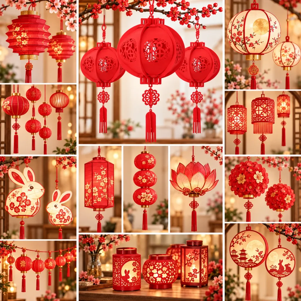 15 Mid-Autumn Festival Home Decor Ideas for a Cozy Moon Celebration Festive Chinese Lantern for Mid-Autumn Festival Home Decor Ideas