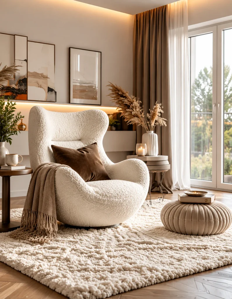 10 High-Maintenance Home Decor Trends Worth a Second Look High-Maintenance Home Decor Trend Bouclé and Velvet Upholstery