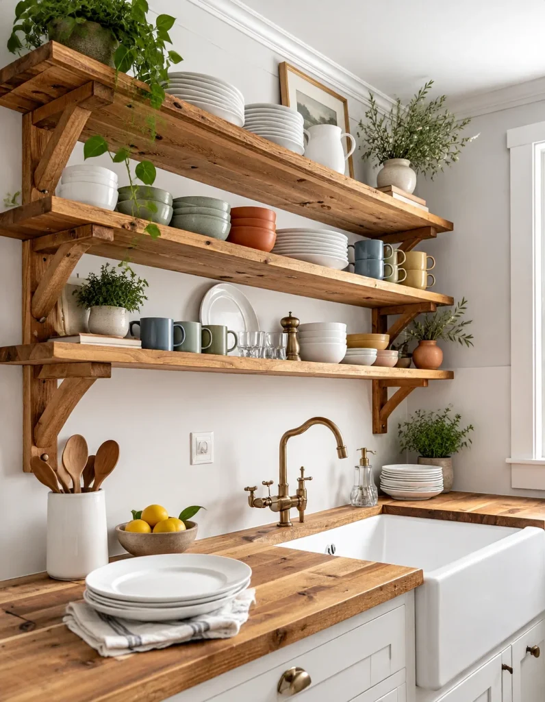 10 High-Maintenance Home Decor Trends Worth a Second Look High-Maintenance Home Decor Trend Open Kitchen Shelving