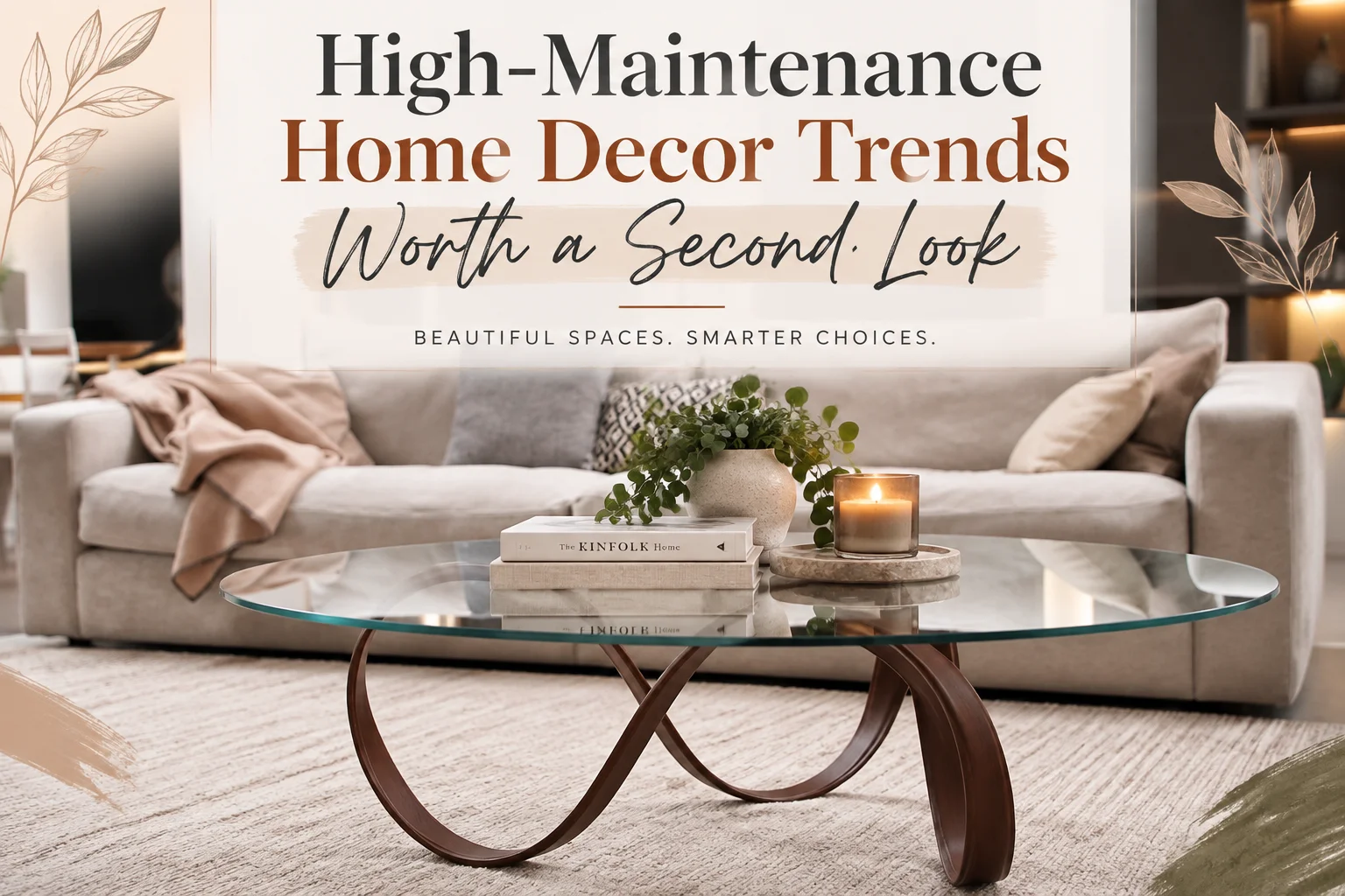 High-Maintenance Home Decor Trends Worth a Second Look
