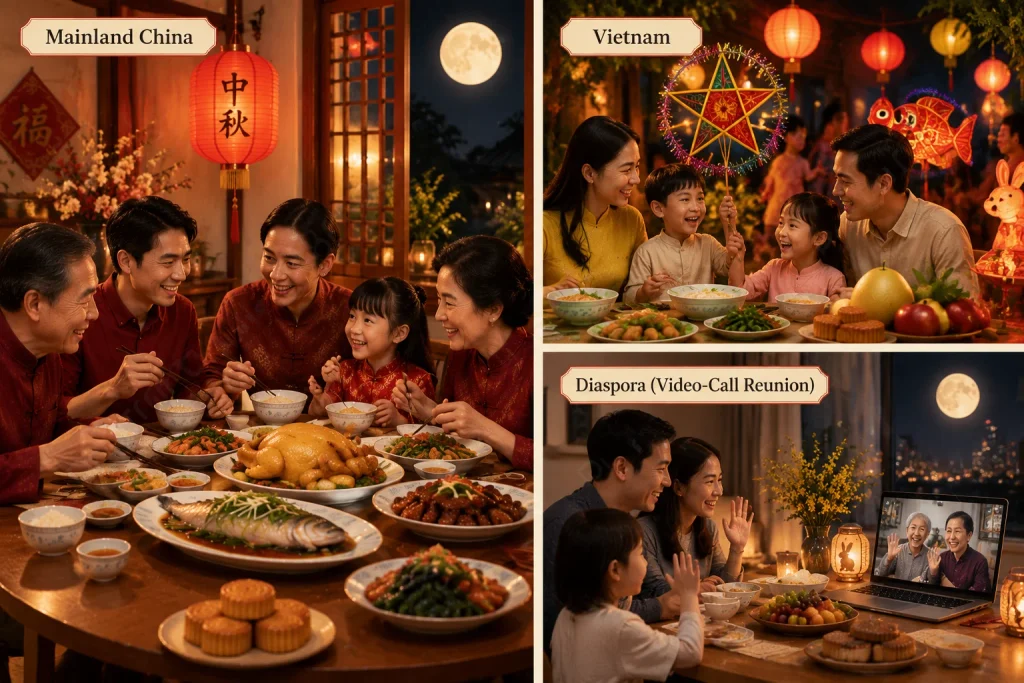 Mid-Autumn Festival Reunion Dinner Decor Ideas for a Table That Feels Like Home Mid Autumn Family Reunions Around the World