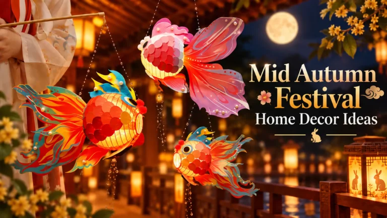 Mid-Autumn Festival Home Decor Ideas for a Cozy Moon Celebration
