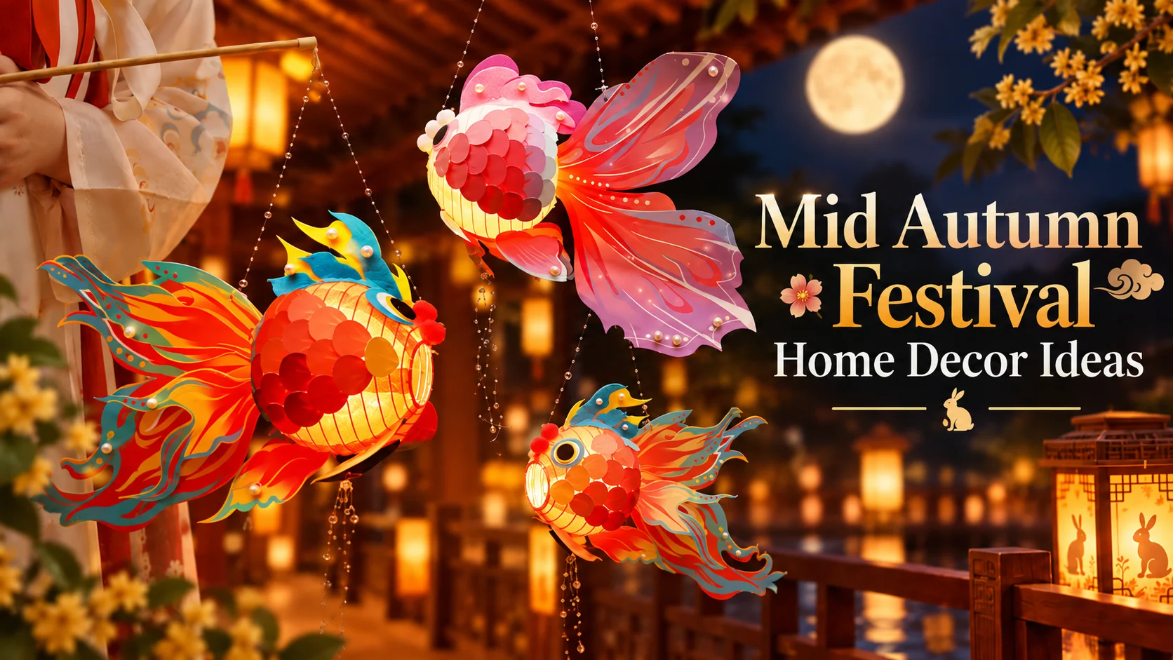 Mid-Autumn Festival Home Decor Ideas for a Cozy Moon Celebration