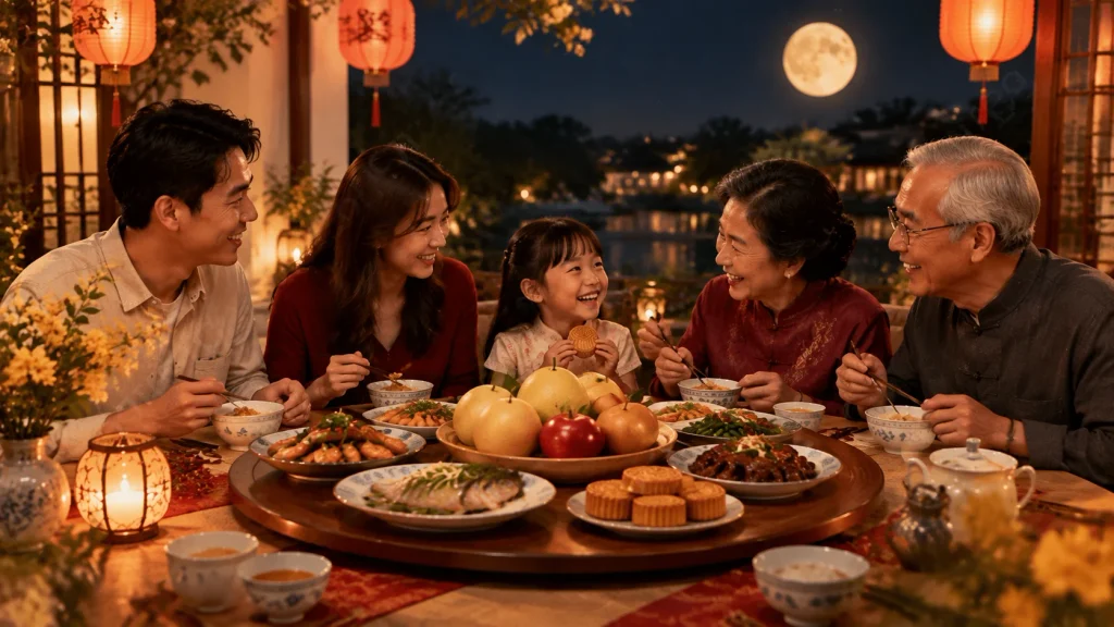 Mid-Autumn Festival Reunion Dinner Decor Ideas for a Table That Feels Like Home Mid Autumn Festival Reunion Dinner Decor