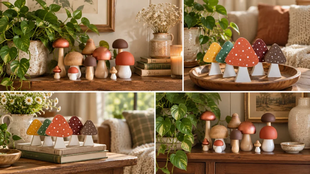 Fall Decor Ideas That Are Actually Overrated (And What to Try Instead) Rustic Mushroom Décor