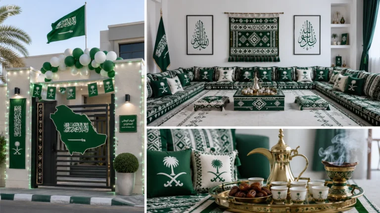 Saudi National Day Home Decor Ideas, From the Gate to the Majlis