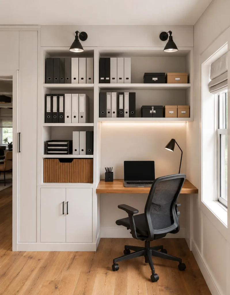 Verical Spae Home Office Ideas