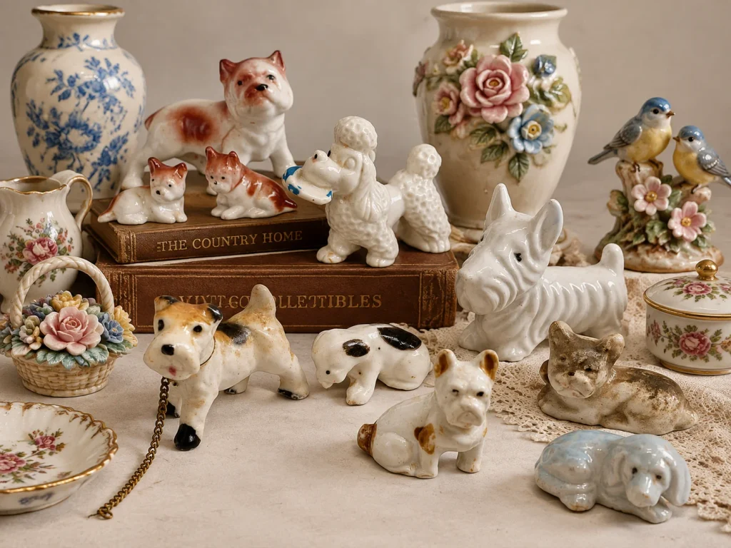 The Antiques Designers Are Buying Right Now Before Prices Climb Vintage Ceramic Collectibles Display