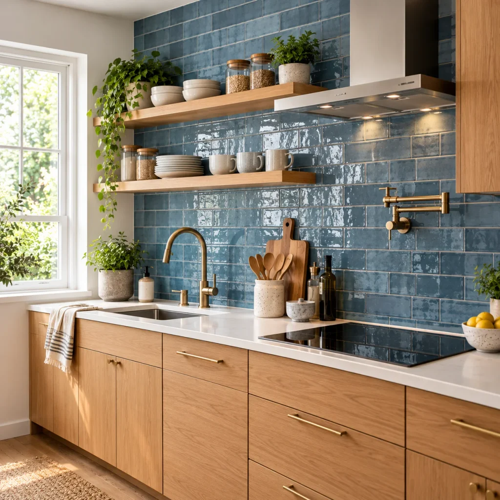 Kitchen Tile Trends 2026: 8 Stylish Ideas to Enhance Your Kitchen Add Personality With Bold Colors