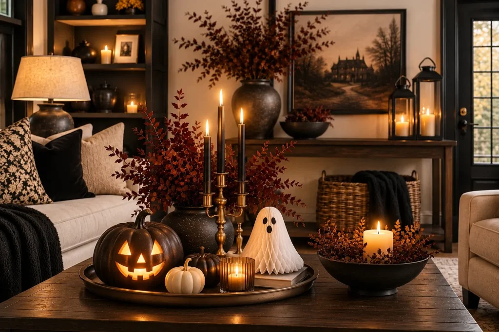 Halloween Decoration Ideas That Look Chic, Not Cheap Halloween Decoration Ideas That Start With Lighting