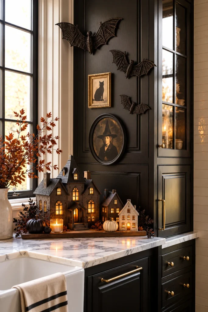 Halloween Decoration Ideas That Look Chic, Not Cheap Halloween Decoration Ideas for a Mini Spooky Village