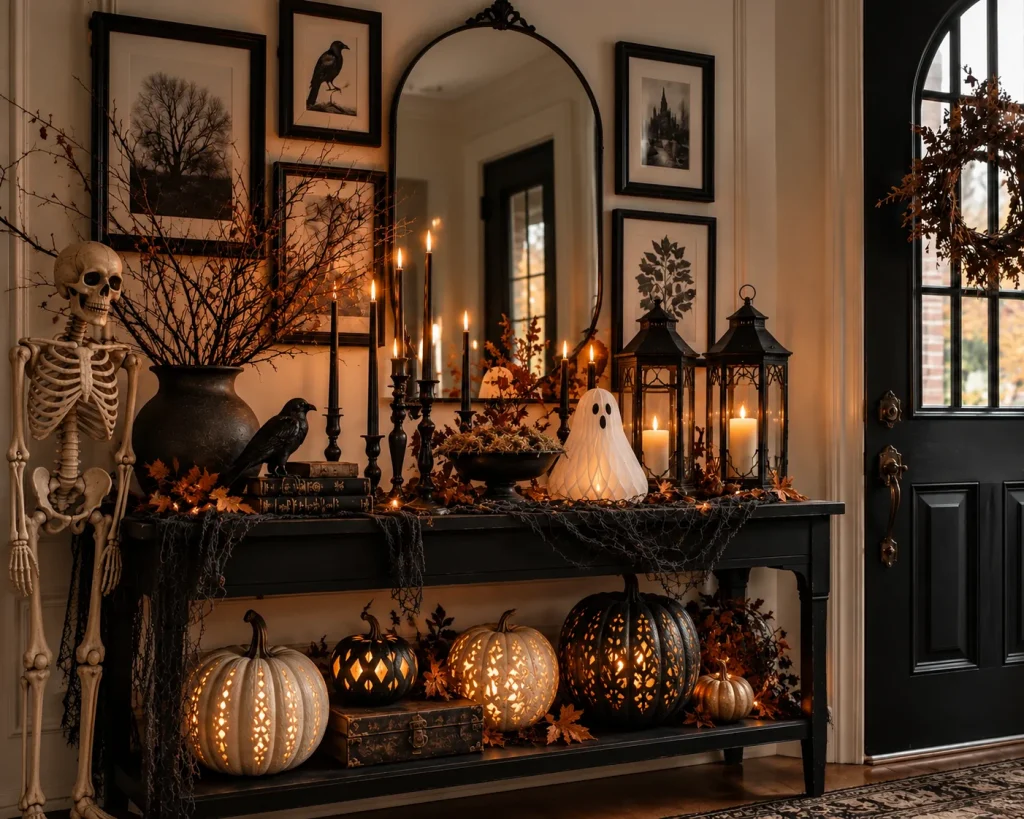 Halloween Decoration Ideas That Look Chic, Not Cheap Halloween Decoration Ideas for an Entryway Gallery