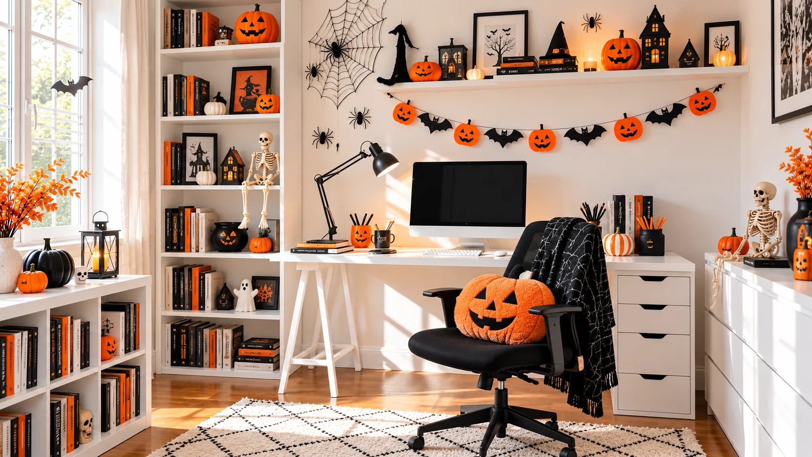 Halloween Home Office Decor Ideas