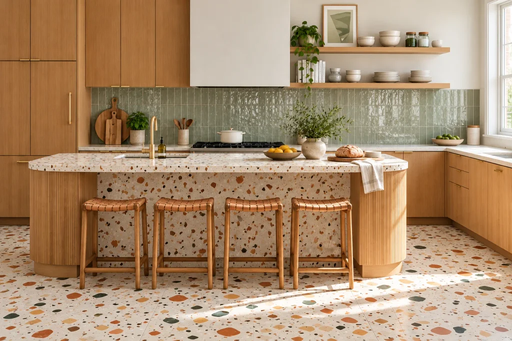 Kitchen Tile Trends 2026: 8 Stylish Ideas to Enhance Your Kitchen Make a Statement With Terrazzo and Decorative Floors