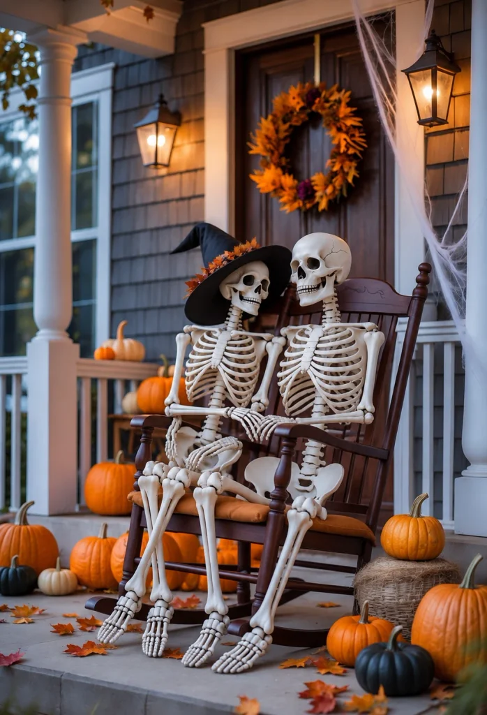 Halloween Porch Decor: 20 Spooky Ideas to Make Your Home the Talk of the Street Spooky and Eerie Halloween Porch Decor Ideas
